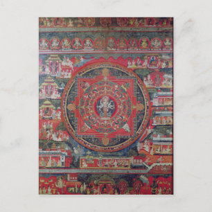 Mandala från Amoghapasa Vykort