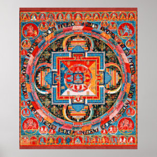 Mandala från Jnanadakini Poster