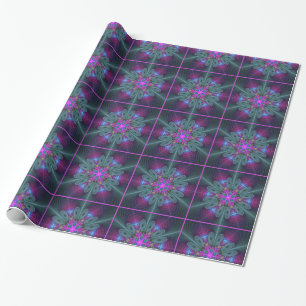 Mandala från mitten färglös fyrkantig teckning med presentpapper