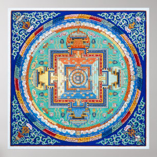 Mandala från Vairocana Poster