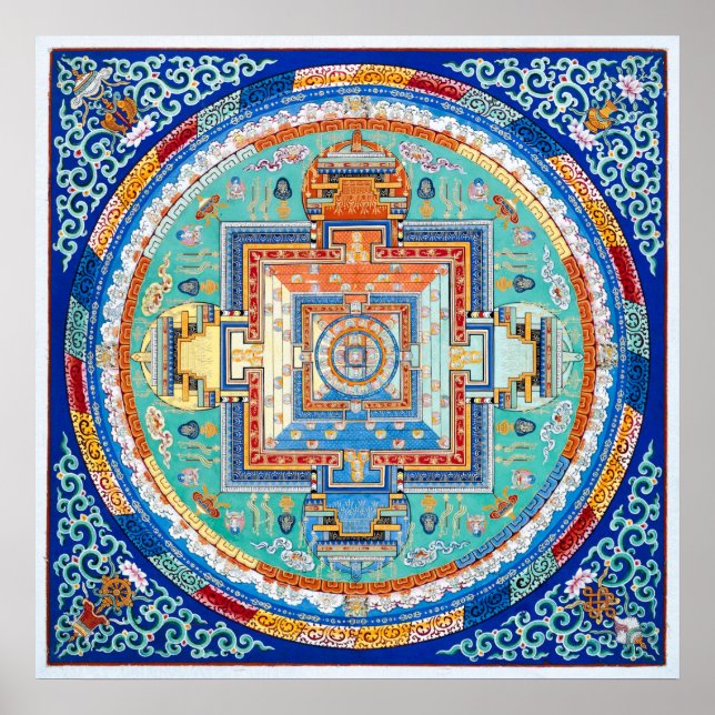 Mandala från Vairocana Poster (Framsidan)