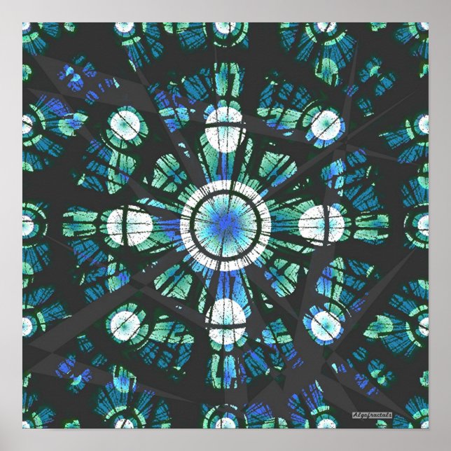 Mandala Funnels 6 Poster (Framsidan)