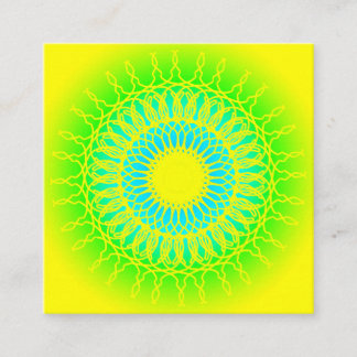 Mandala Fyrkantigt Visitkort