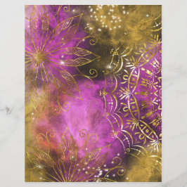 Mandala galaxy abstrakt andlig yoga