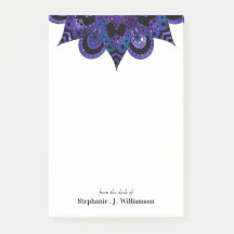 Mandala Galaxy Namn Post-it Notes