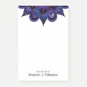 Mandala Galaxy Namn Post-it Notes