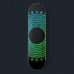 Mandala Geometric Abstrakt Mönster Grönt Black Mini Skateboard Bräda 18,5 Cm<br><div class="desc">Ett vackert mandala symmetriskt geometriskt mönster av cirklar och stjärnor. Fet och unikt stil. Grönt och svart.</div>