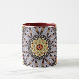 Mandala Geometric Rosette Retro Hippie Mugg