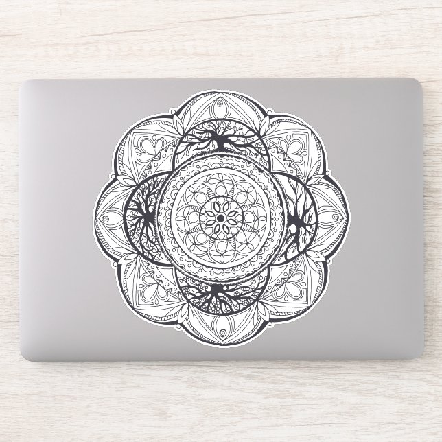 Mandala geometric Sticker Klistermärken (Dator)