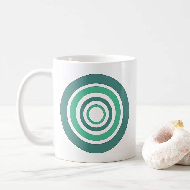 Mandala Geometriskt Mönster Kaffemugg (Med munk)