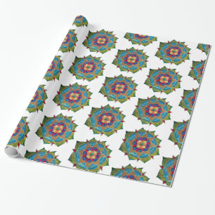 Mandala Glossy Wrapping Papper Presentpapper