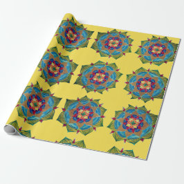 Mandala Glossy Wrapping Papper Presentpapper