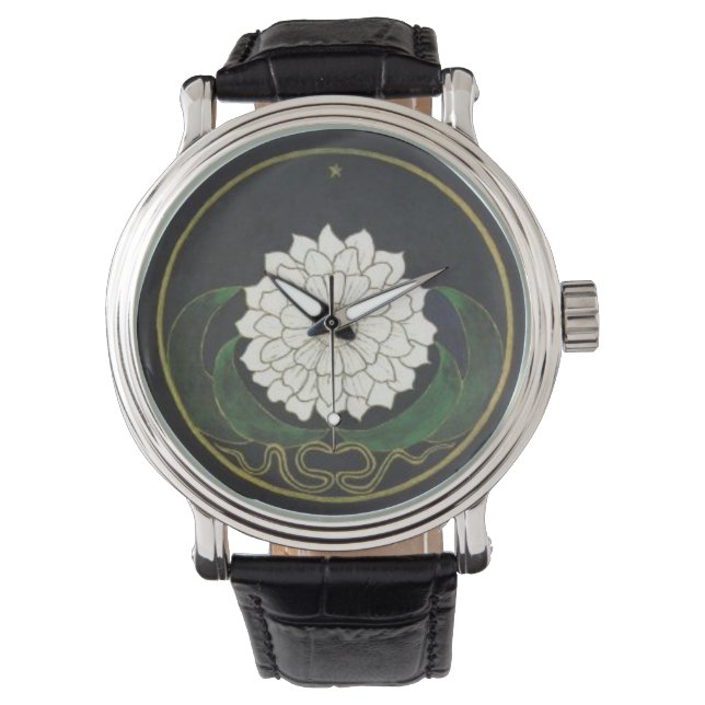 Mandala Golden Flower Armbandsur (Framsida)