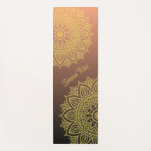 Mandala Gradient Black Ro Yoga Mat