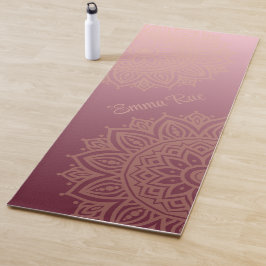 Mandala Gradient Maroon Rosa