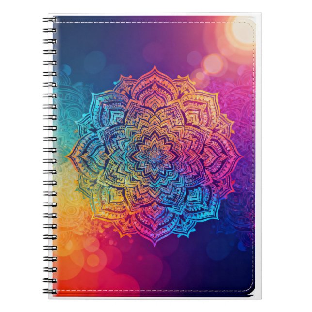 Mandala Gratitude Journal – Daily Mindfulness Anteckningsbok (Framsidan)