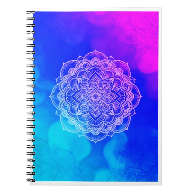 Mandala Gratitude Journal – Daily Mindfulness Anteckningsbok (Framsidan)