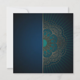 Mandala - gratulationskort kort
