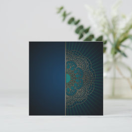 Mandala - gratulationskort kort