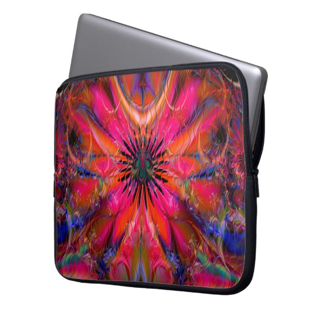 Mandala Groove Laptop Sleeve (Framsidan Vänster)