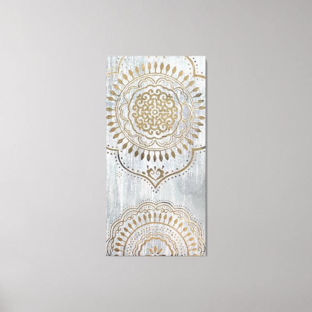 Mandala Guld Design Canvastryck (Framsida)