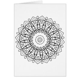Mandala Hälsningskort