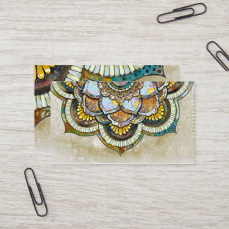 Mandala Happiness Visitkort