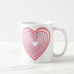 Mandala Heart Coffee Mugg