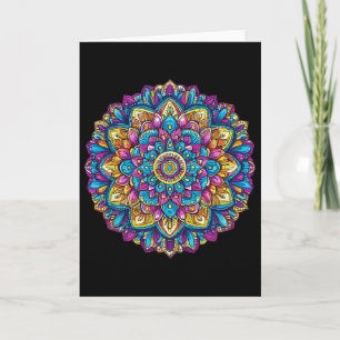 Mandala Helig Geometri Meditation  Kort