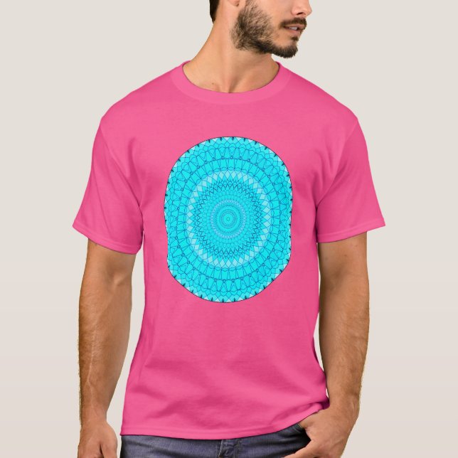 Mandala Helig Geometry Prana Yoga Mantra Om 1 T Shirt (Framsida)