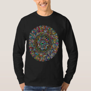 Mandala Helig Geometry Prana Yoga Mantra Om T Shirt