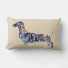 Mandala Hund Lumbar Cushion Lumbarkudde