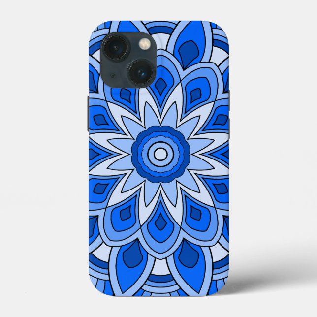 Mandala i blått (Baksida)