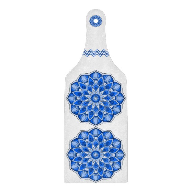 Mandala i blått (Framsidan)