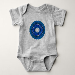 Mandala i Blue Baby och Vuxen Clothing T Shirt