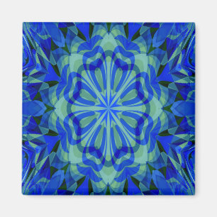 Mandala i Blue.... Magnet