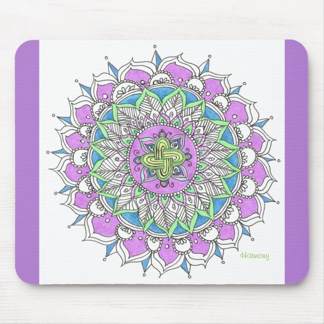 Mandala i harmoni musmatta (Framsidan)