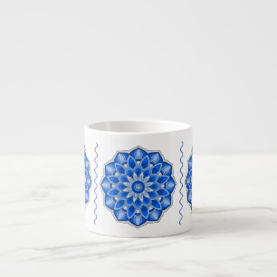 Mandala in blue Specialty Mugg Espressomugg