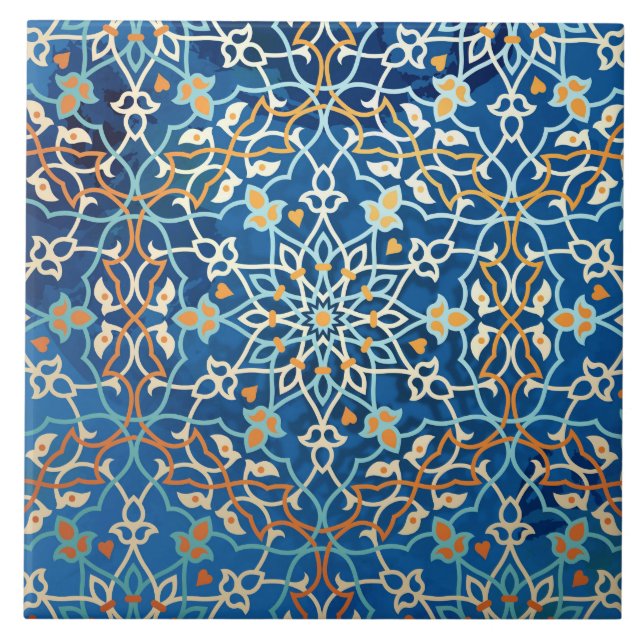 Mandala inspiration kakelplatta (Framsidan)