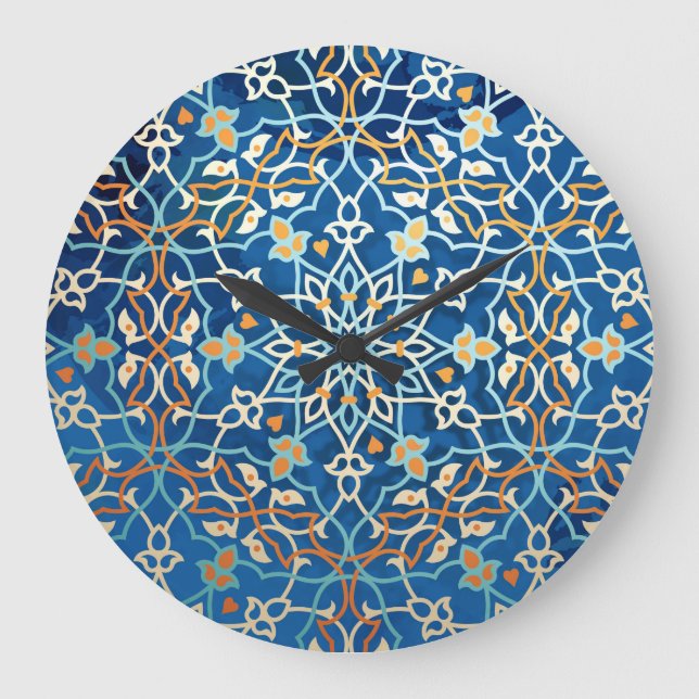 Mandala inspiration stor klocka (Framsida)