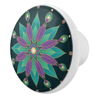 Mandala inspirerad knopp