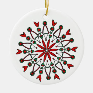 Mandala jul Ornament
