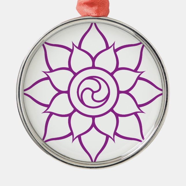 Mandala Julgransprydnad Metall (Framsidan)