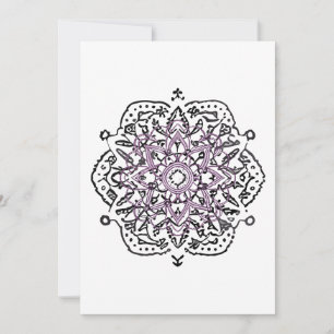 mandala julkort
