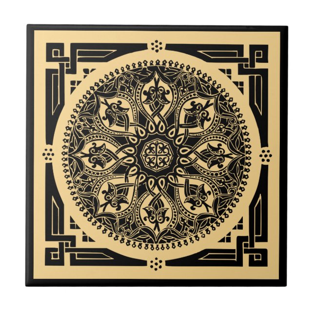 mandala kakelplatta (Framsidan)