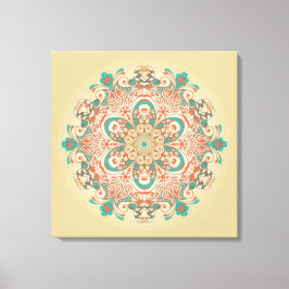 Mandala Kalejdoskop - Lindad Canvas