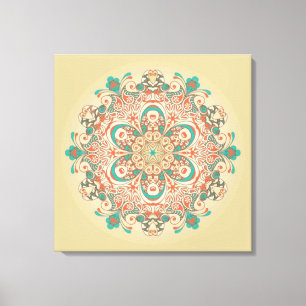 Mandala Kalejdoskop - Lindad Canvas