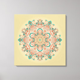 Mandala Kalejdoskop - Lindad Canvas