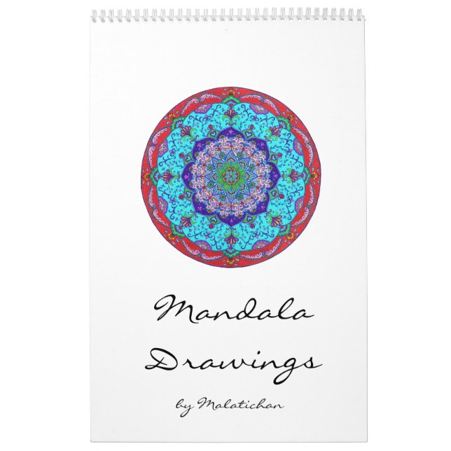 Mandala-Kalender (Zeichnungen) Wandkalender Kalender (Omslag)