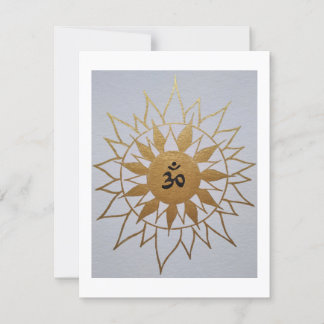 Mandala Karte white Kort